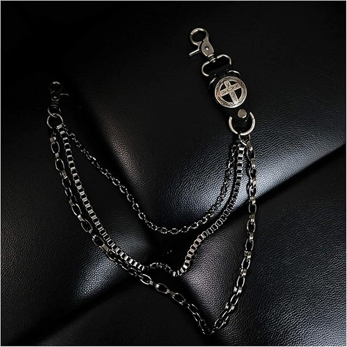 Rock on Fashion wallet  Chain Multi-Layer