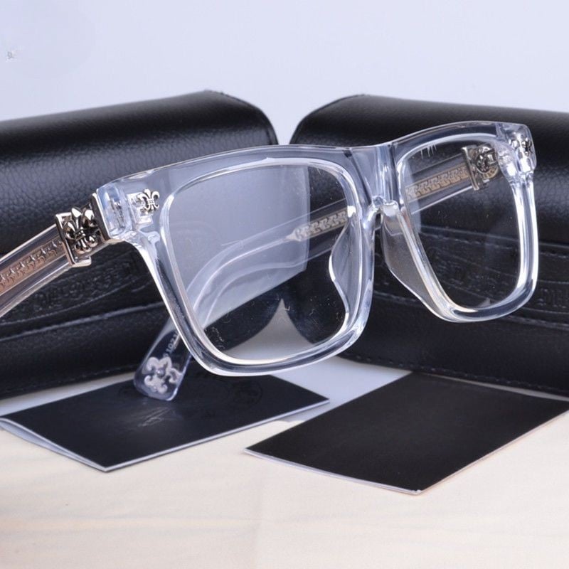 Clear-Silver Pene Style Eyeglasses