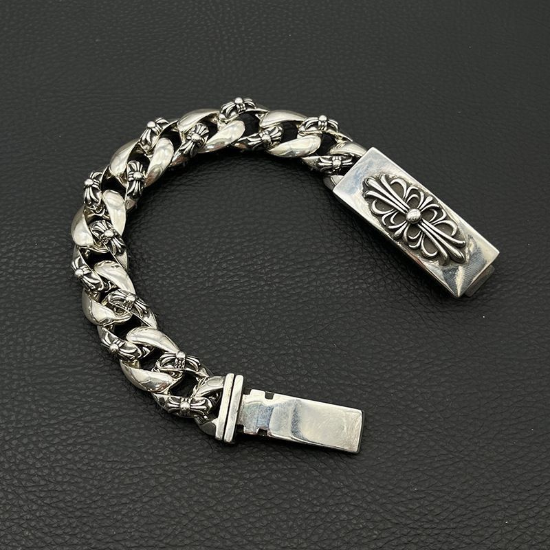 Floral ID Diamond Bracelet