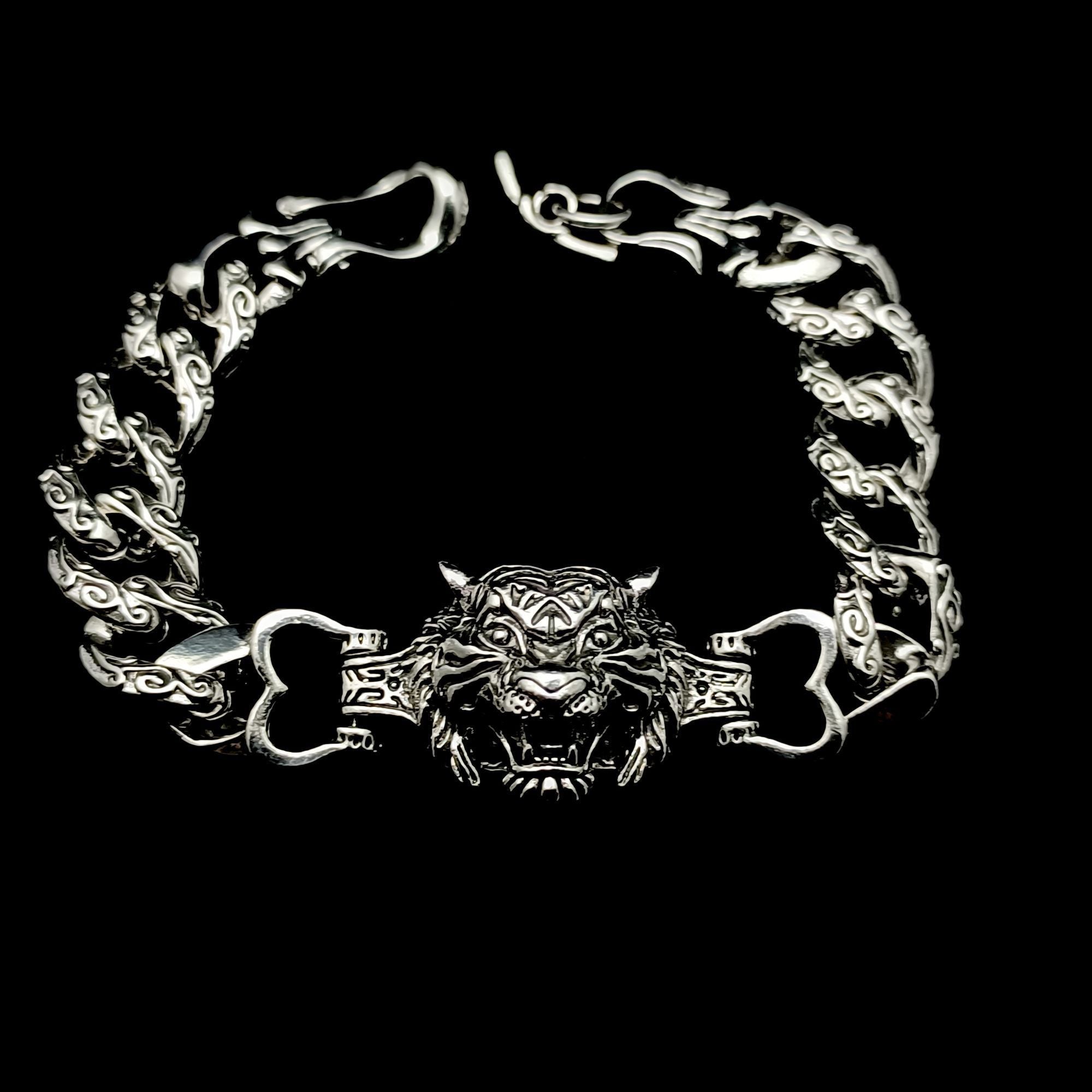 Tiger Head Bracelet