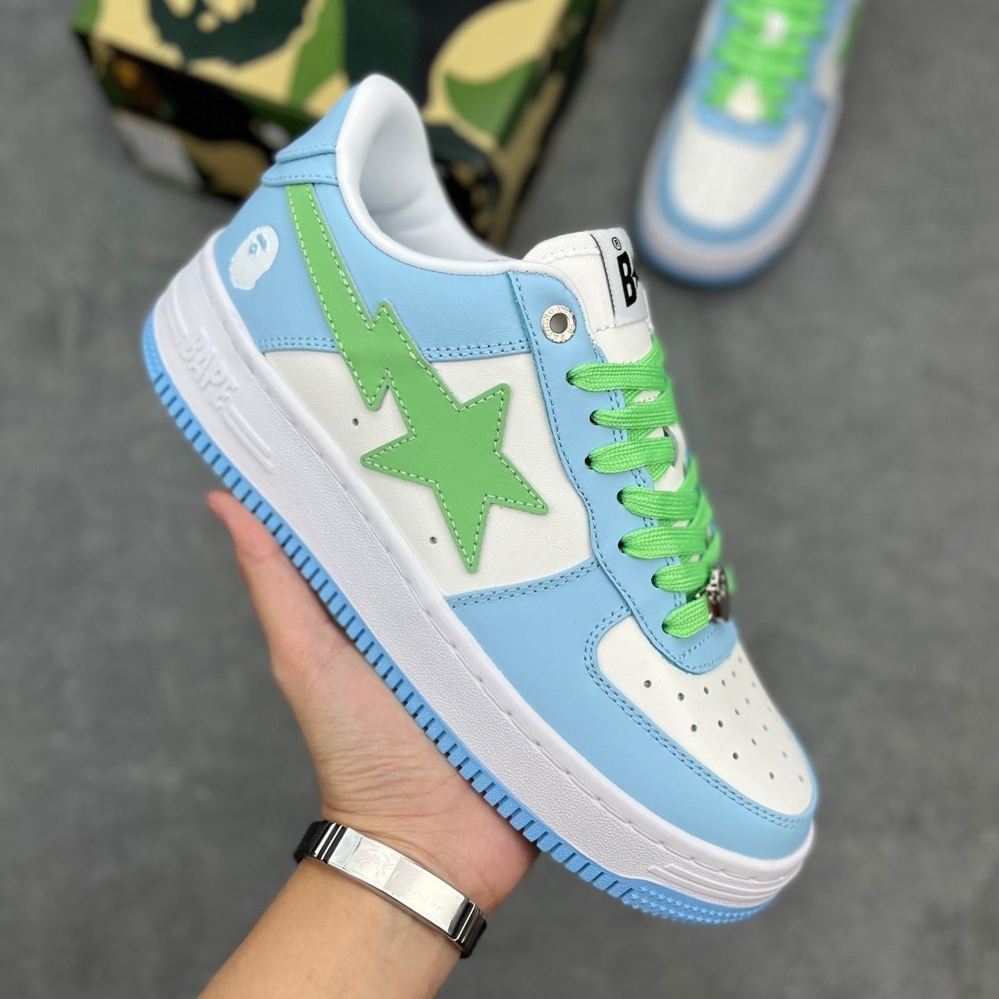 Mint Low Top Sneakers