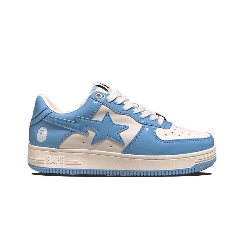 Bapsta Light Blue Low Top Sneakers