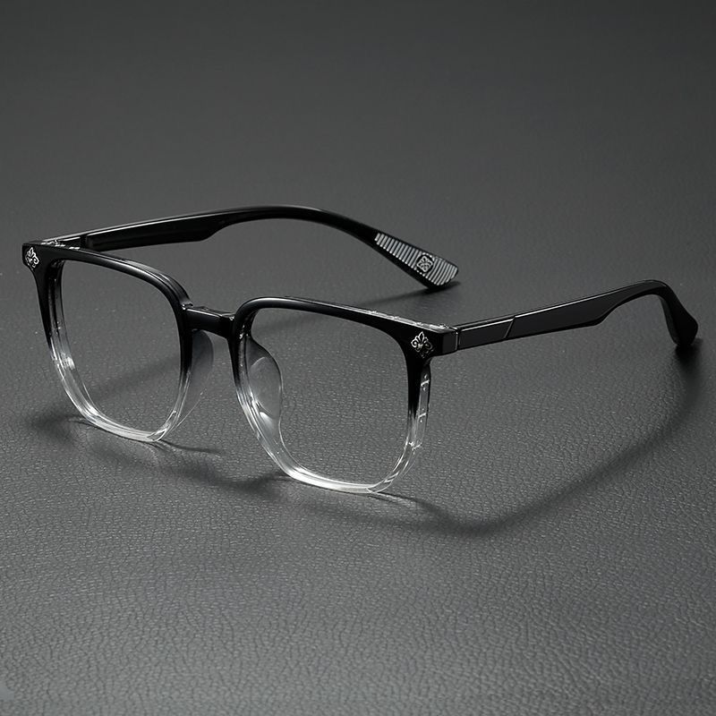 Transparent Black Eyeglasses