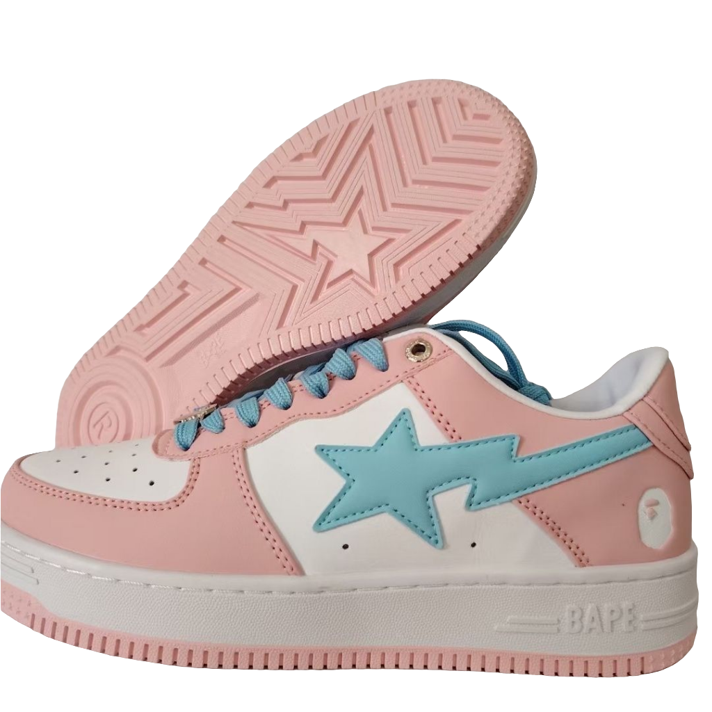 Beasts Pink Low Top Sneakers