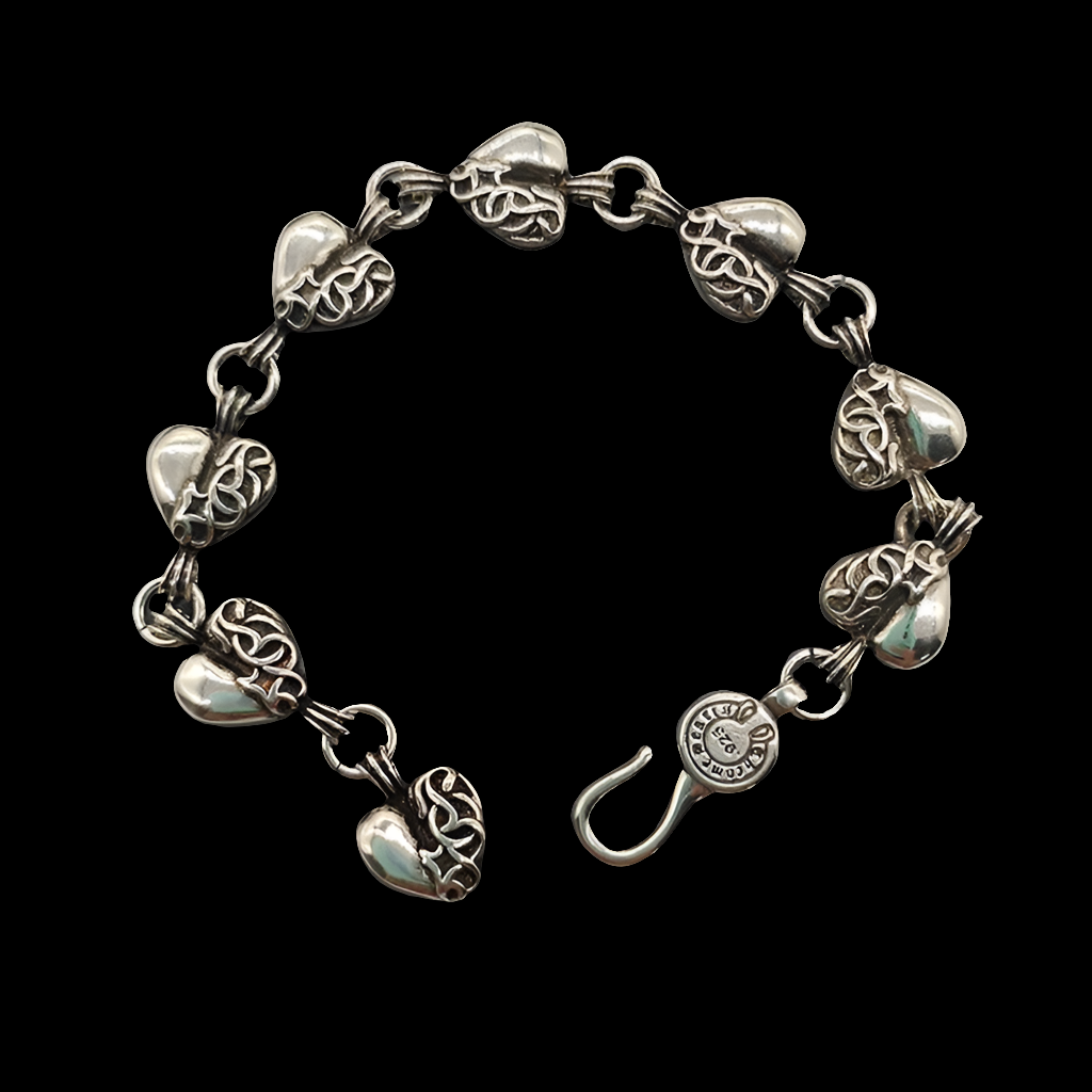 Heart Silver Bracelet