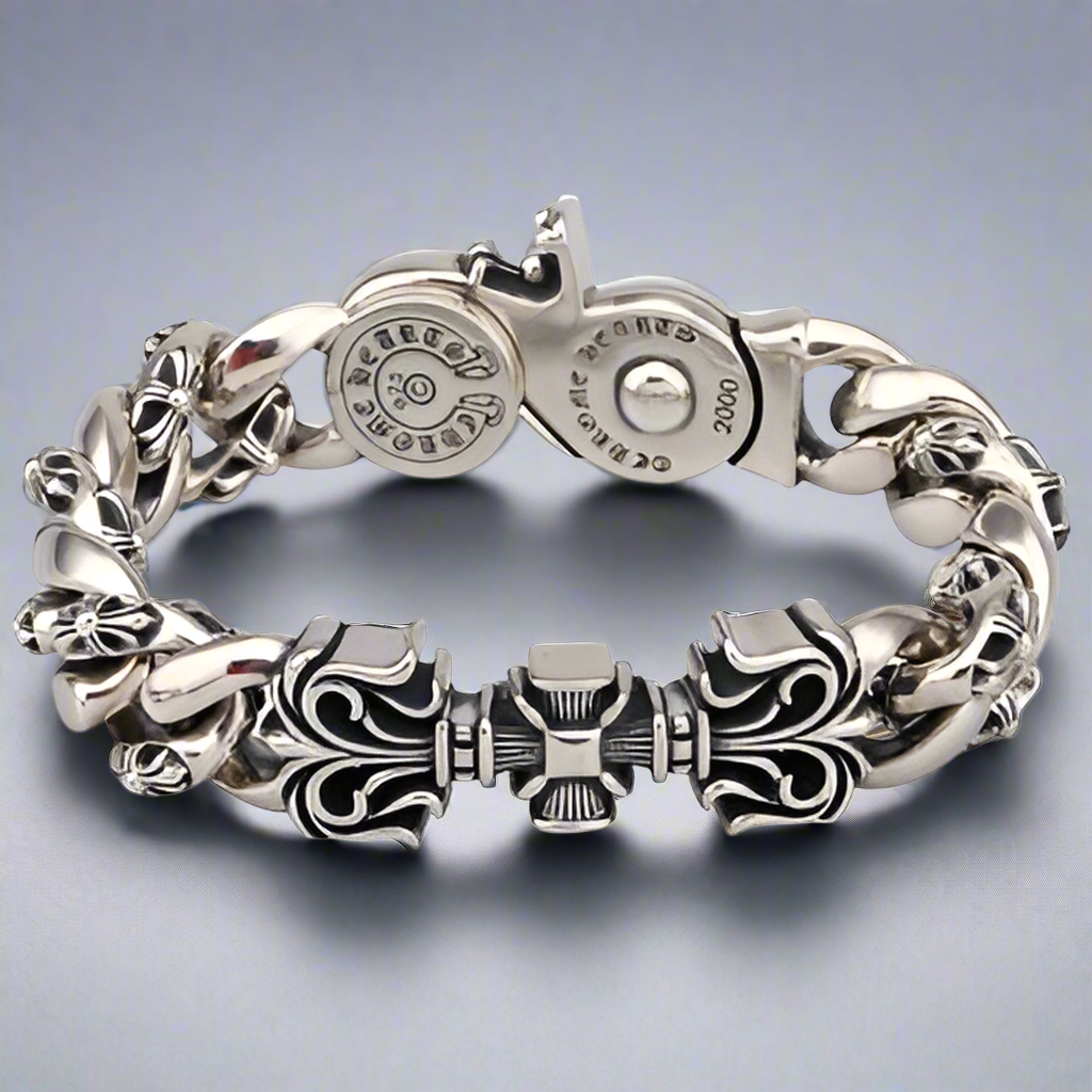 Cross Flame Bracelet