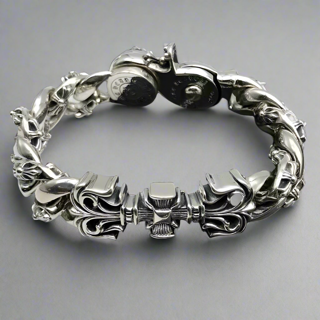 Cross Flame Bracelet
