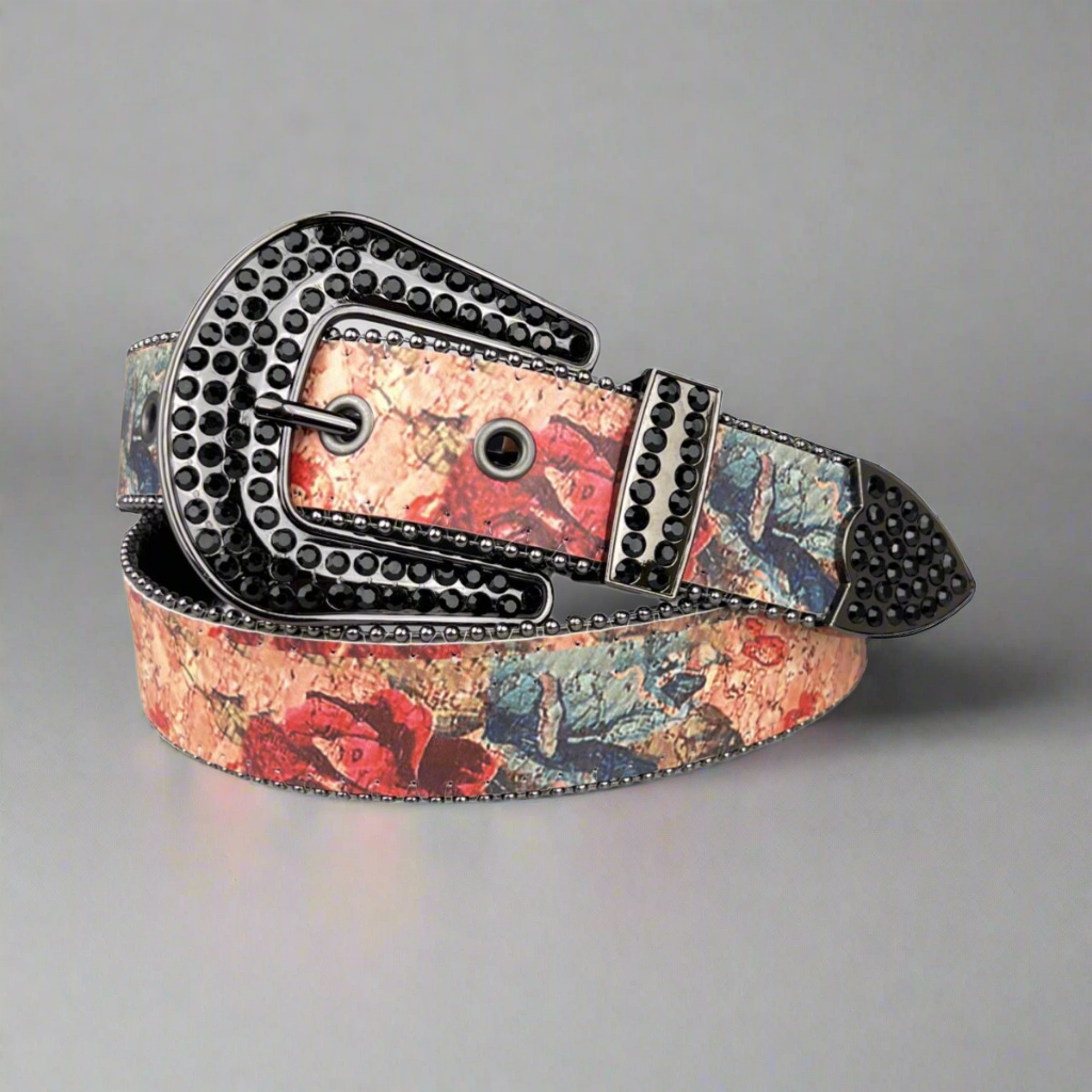 Stylish Floral Belt, one size