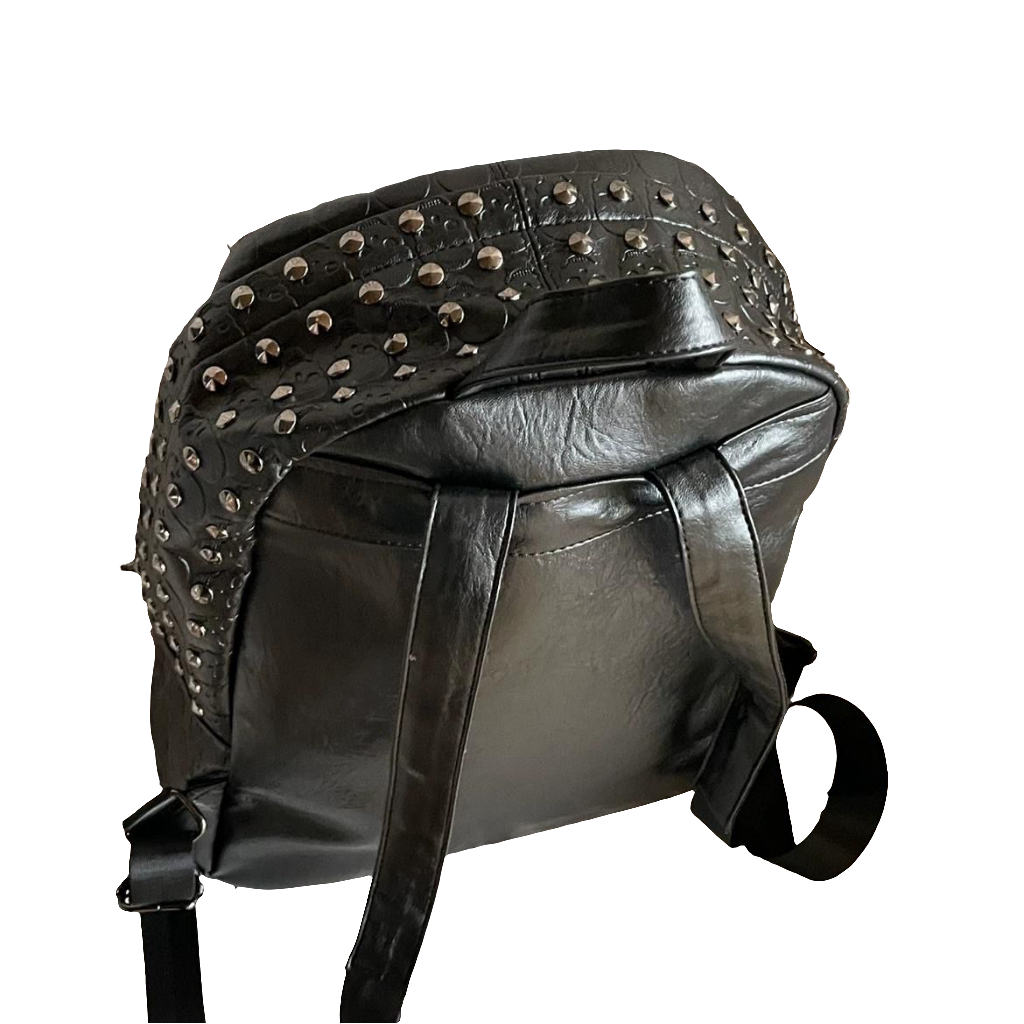 Studded Cross-Skull Mini Bag