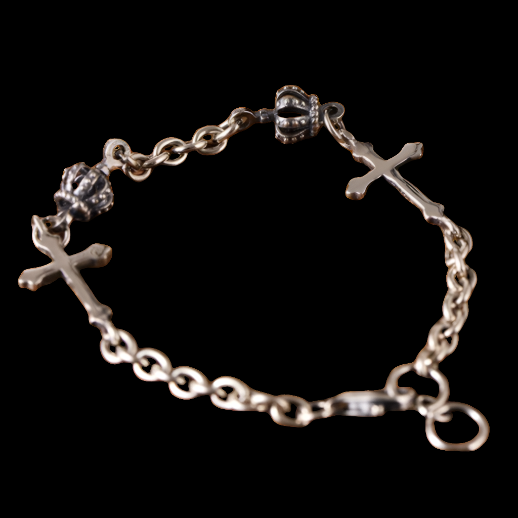 Cross-Crown Bracelet