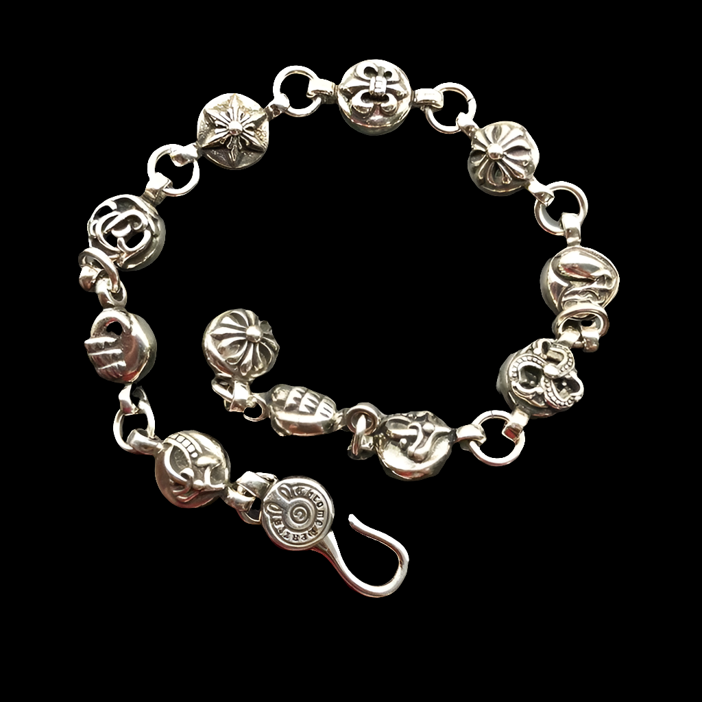 Silver Multi-Ball Bracelet