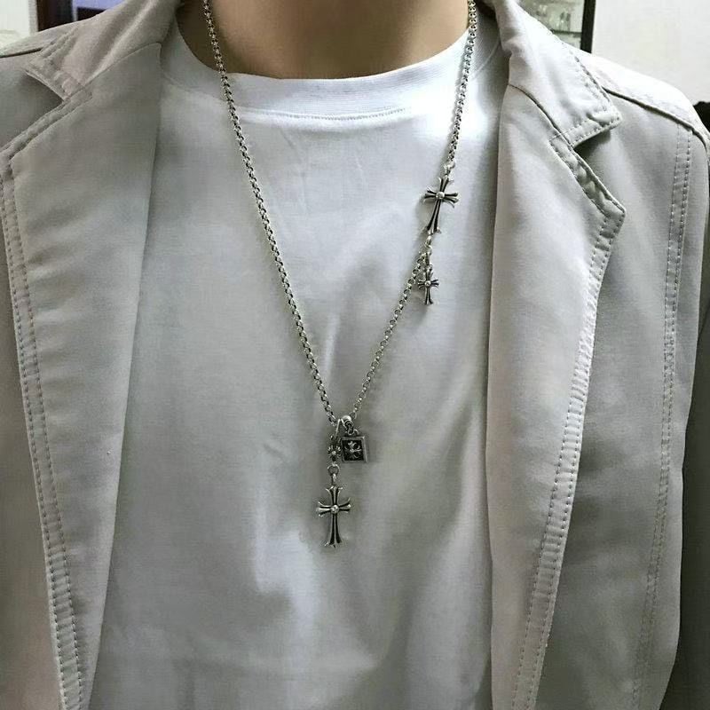 Triple Cross Necklace